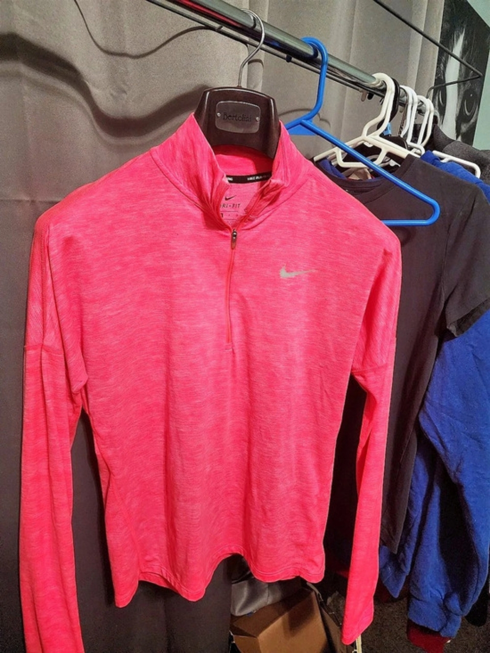 Nike Element Dri-FIT Half-Zip Running Top Pink Small